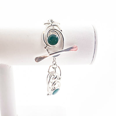 Classic Link Bracelet with Jade