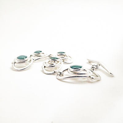 Classic Link Bracelet with Jade