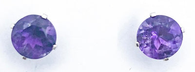 8mm Gemstone Stud Earrings