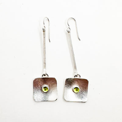 Sterling Lynne Stick Earrings with Gemstones