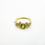 14k Gold Yesterday, Today, and Tomorrow Ring with Peridot