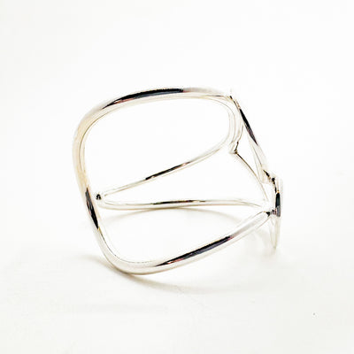 Sterling Looped End Heart Cuff