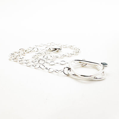 Musician's Star of David Necklace with London Blue Topaz