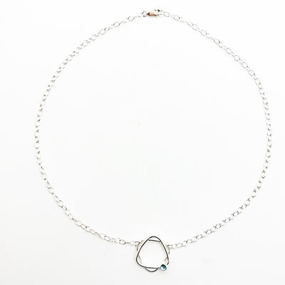 Musician's Star of David Necklace with London Blue Topaz