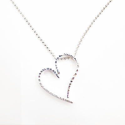 Large Jane Heart Necklace
