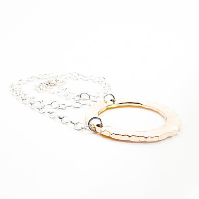 Sterling and 14k Gold Filled Mom's Hammer Maggie-O Necklace