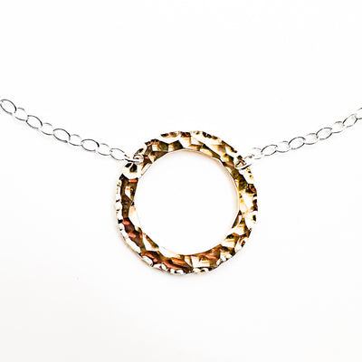 Sterling and 14k Gold Filled Mom's Hammer Maggie-O Necklace