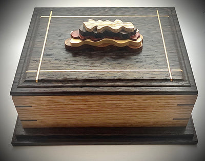 Decorative Red Oak Box