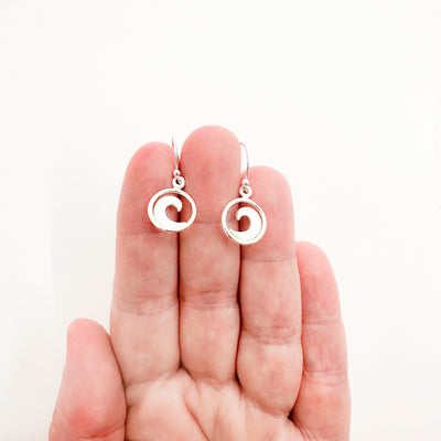 Small Wave Earrings