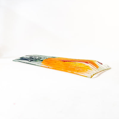 Small Rectangular Tray with Carrot and Icicle Radish