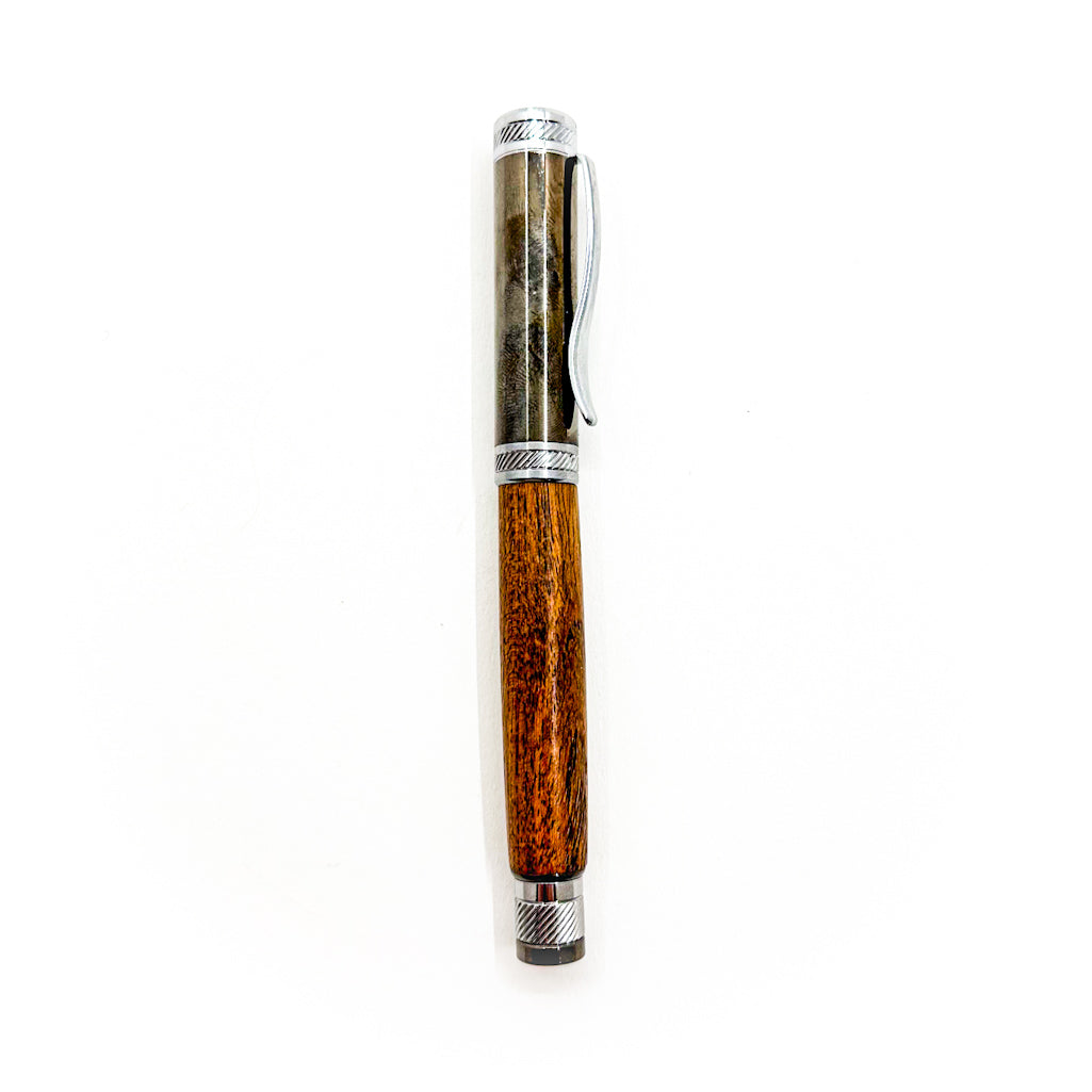 Wood Rollerball Pen with Magnetic Cap