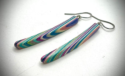 Skinny Wood Earrings