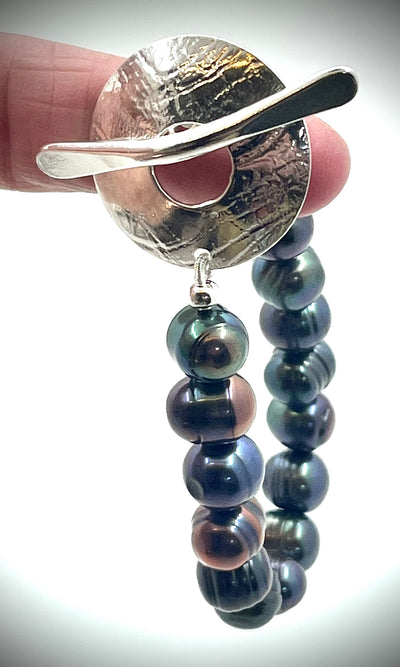 Peacock Pearl Bracelet