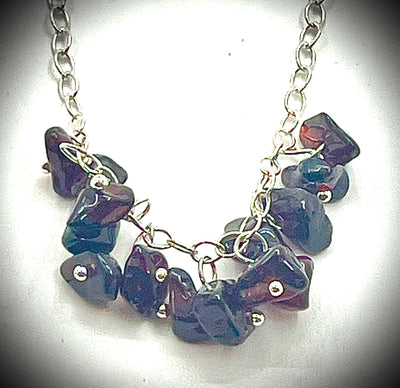 Honeysuckle Necklace with Gemstones