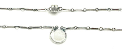 Horseshoe Necklace with Gemstones