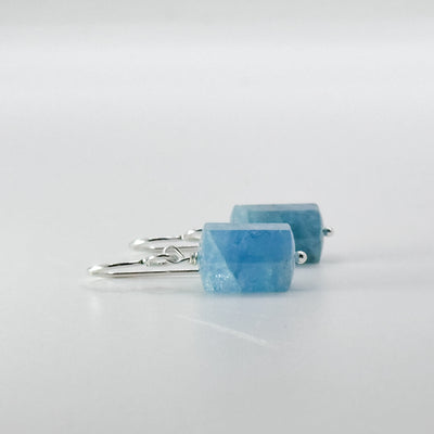 Aqua bead earrings