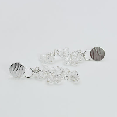 Katie Earrings with quartz