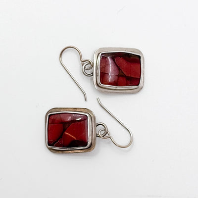 Cherry creek jasper earrings