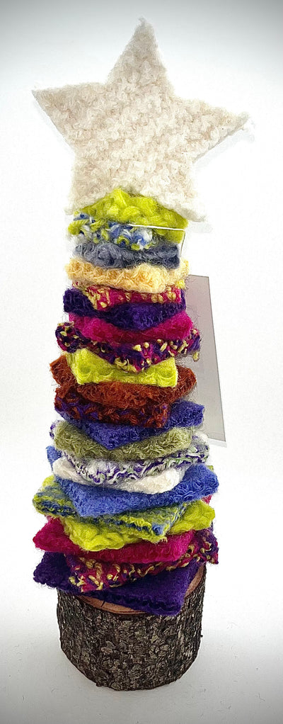 Felted Christmas Tree - White Star