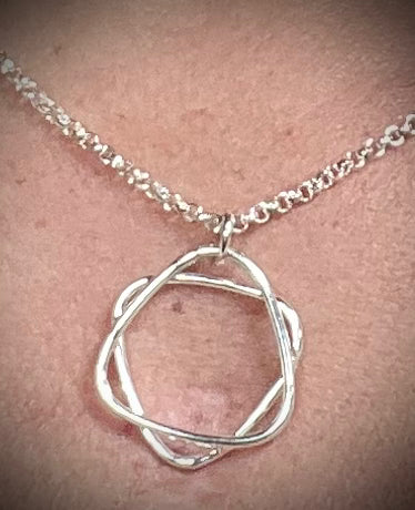 Musician's Star of David necklace