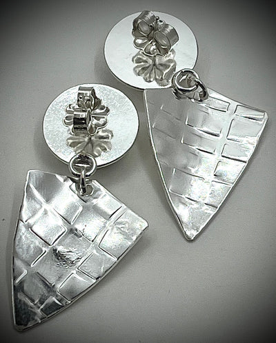 Jasper Shield Earrings