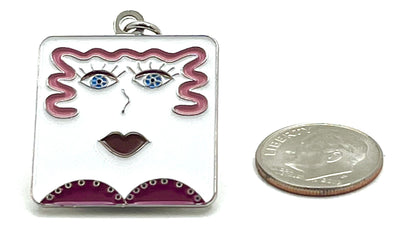 Sisters In Pink Charms