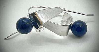 Sterling Tri Tuck Earrings