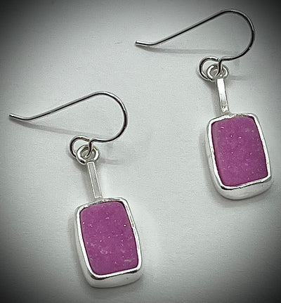 Cobaltocalcite Druzy Earrings