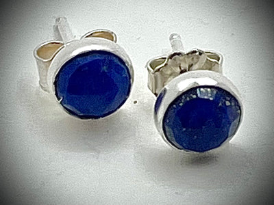 Lapis Stud Earrings