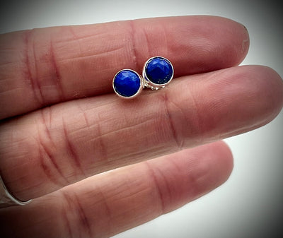 Lapis Stud Earrings