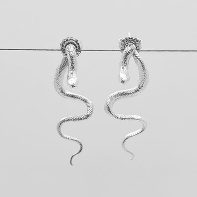 Medium snake earrings