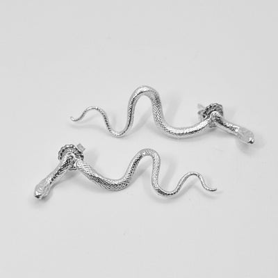 Medium snake earrings