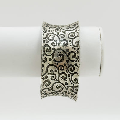 Sterling Silver Spiral cuff