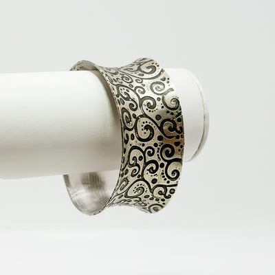 Sterling Silver Spiral cuff