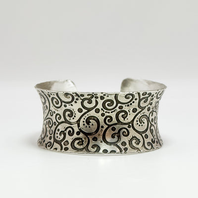 Sterling Silver Spiral cuff