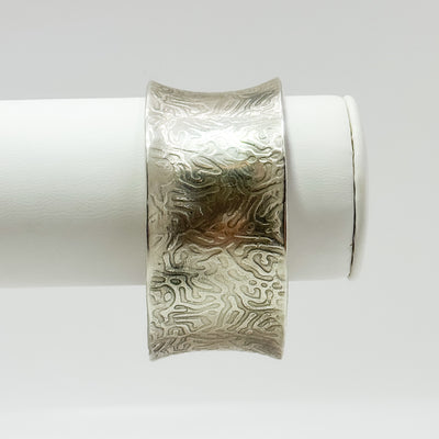 Sterling Silver Patterned cuff
