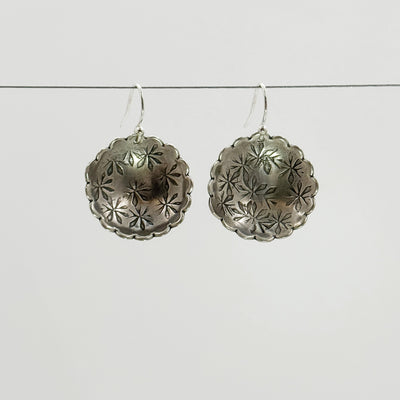Scalloped Sterling Silver earrings