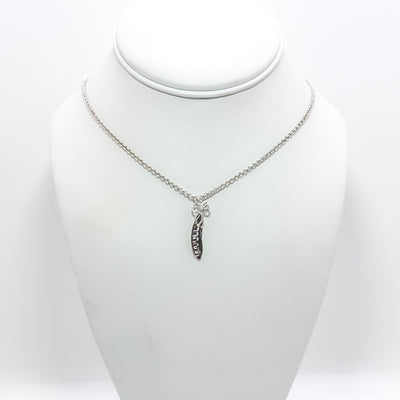 Large pea pod pendant