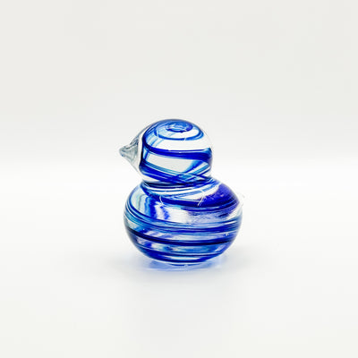 Glass Chicks in blue