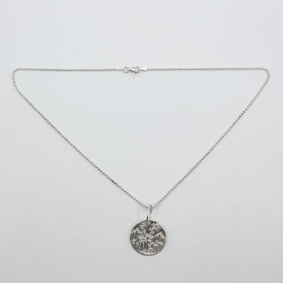 Silver Scenes necklace