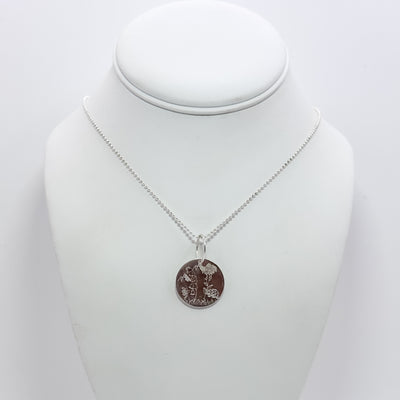 Silver Scenes necklace