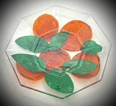Fused Glass Fruit Dish