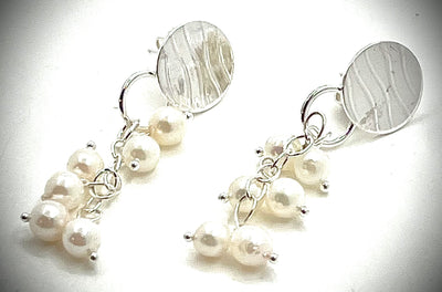 Short Katie's Pearl Earrings