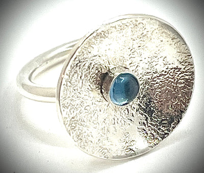 Round Cup Ring with Gemstones