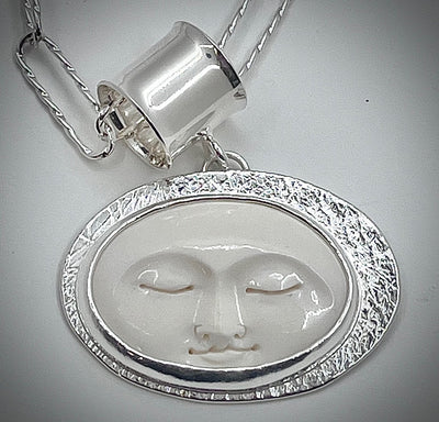 Moon Face Necklace