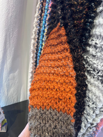 Homemade Knit Scarves