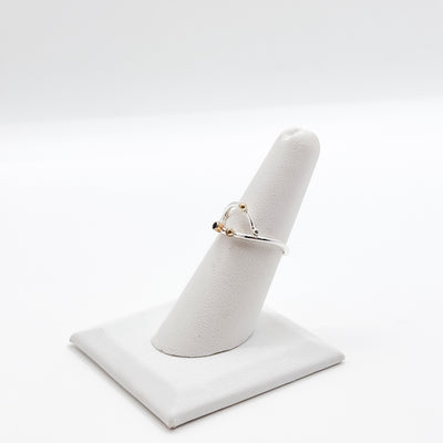 Sweet nothing ring with blue sapphire