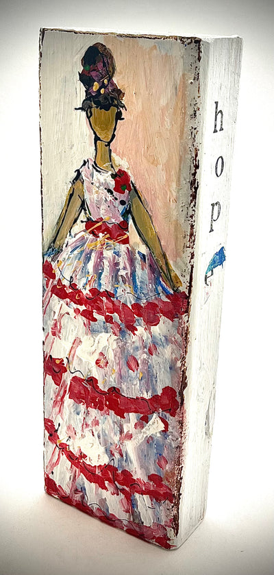 Ladies Painted Block