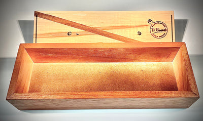Tiger Maple and Brazilian Cherry Remote Box