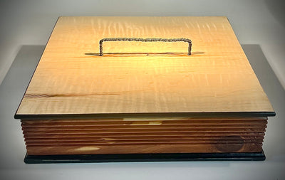 Cedar and Maple Box with Twisted Wire Handle